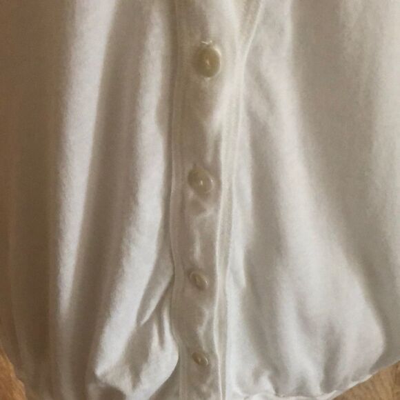Splendid White 3/4 Sleeve Cardigan Shirt - Picture 2 of 8